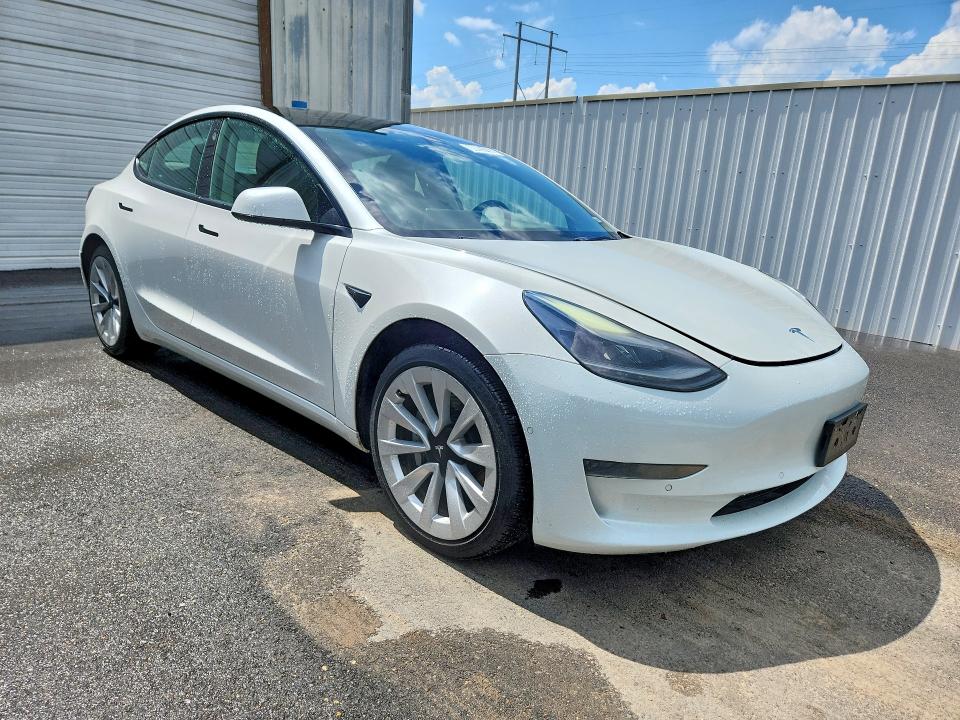 60093126 :رقم المزاد ، 5YJ3E1EA9NF191786 vin ، 2022 Tesla Model 3 مزاد بيع