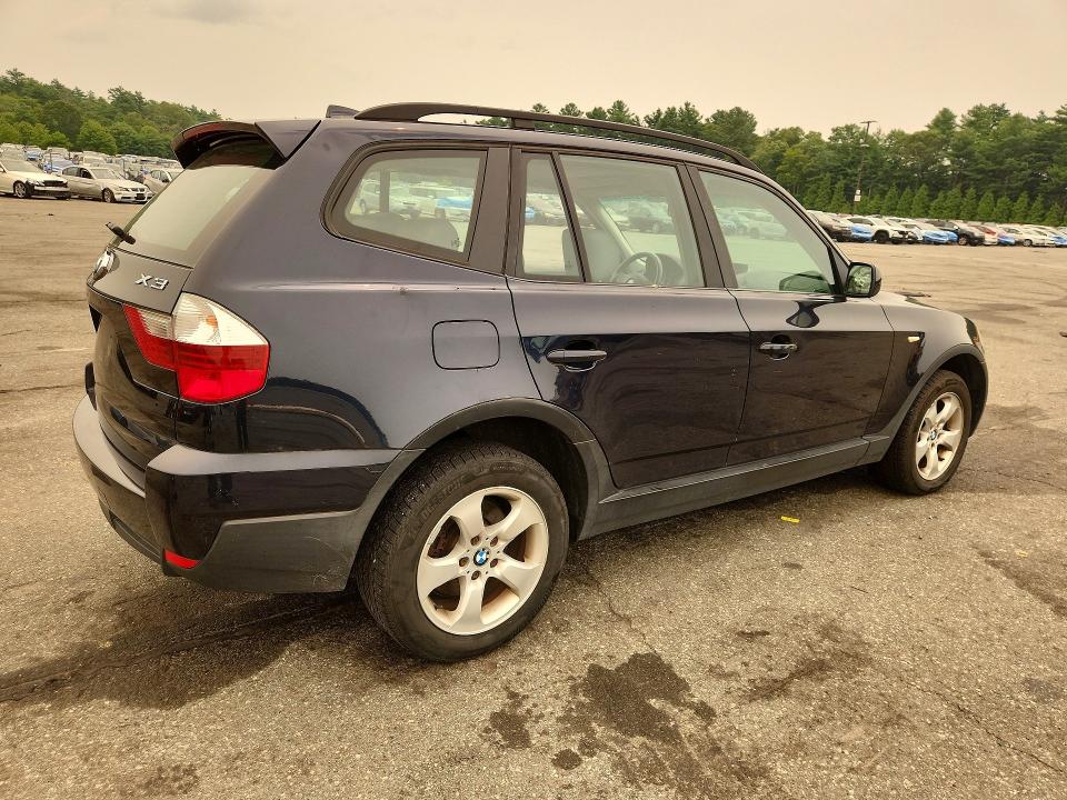 2007 Bmw X3 მანქანა იყიდება აუქციონზე, vin: WBXPC93477WF17835, აუქციონის ნომერი: 61227486