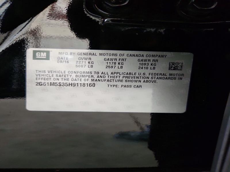 60525156 :رقم المزاد ، 2G61M5S35H9118160 vin ، 2017 Cadillac Xts مزاد بيع