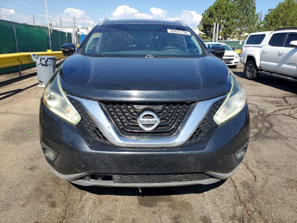 2016 Nissan Murano მანქანა იყიდება აუქციონზე, vin: 5N1AZ2MH7GN135541, აუქციონის ნომერი: 62651796
