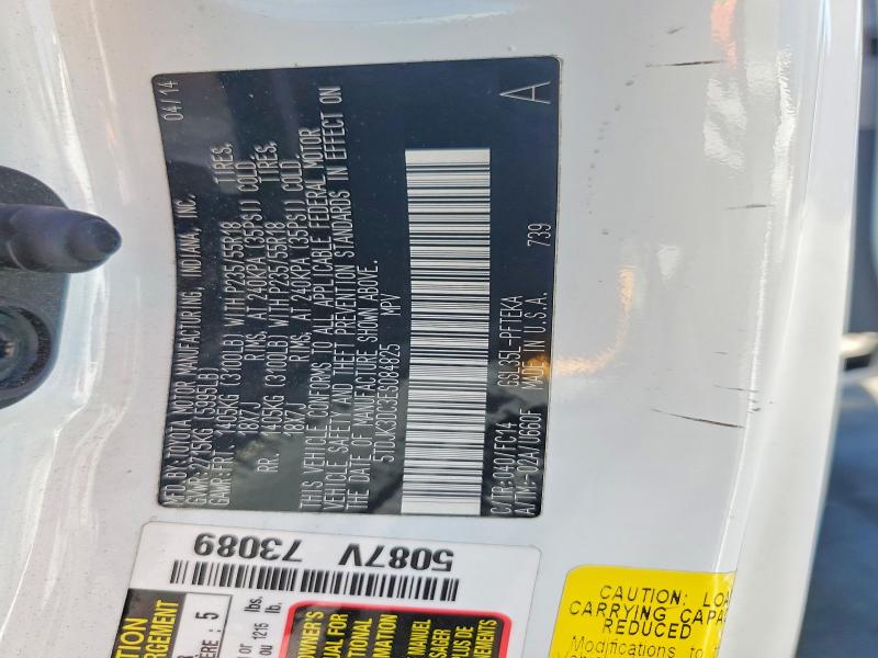 2014 Toyota Sienna მანქანა იყიდება აუქციონზე, vin: 5TDJK3DC3ES084825, აუქციონის ნომერი: 63430766