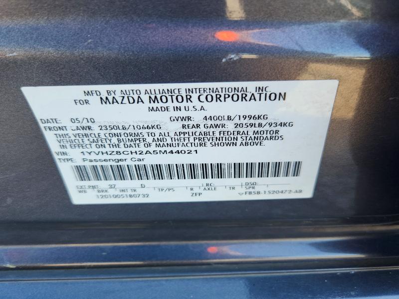 Продажа на аукционе авто 2010 Mazda 6 4d I, vin: 1YVHZ8CH2A5M44021, номер лота: 60256196