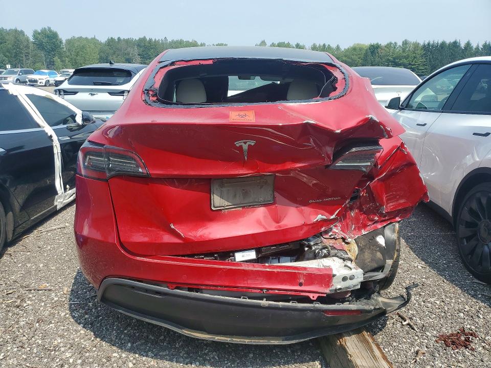 Продажа на аукционе авто 2022 Tesla Model Y, vin: 7SAYGAEE5NF518576, номер лота: 61020506