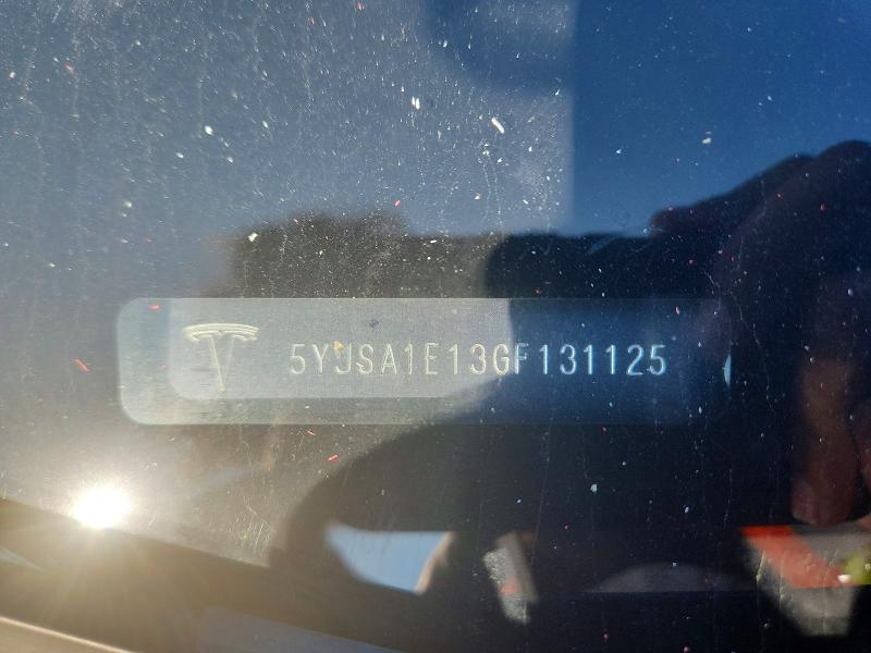 Продажа на аукционе авто 2016 Tesla Model S, vin: 5YJSA1E13GF131125, номер лота: 59915176