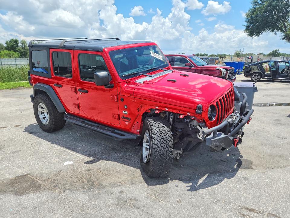 2020 Jeep Wrangler Unlimited მანქანა იყიდება აუქციონზე, vin: 1C4HJXDG1LW185404, აუქციონის ნომერი: 60015856