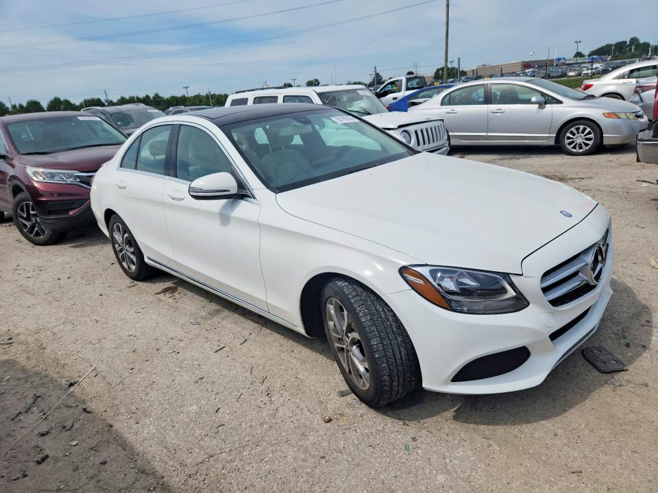 60189856 :رقم المزاد ، 55SWF4KB7HU224781 vin ، 2017 Mercedes-benz C مزاد بيع