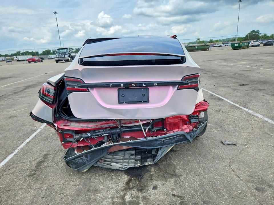59802566 :رقم المزاد ، 7SAXCDE58PF415213 vin ، 2023 Tesla Model X مزاد بيع