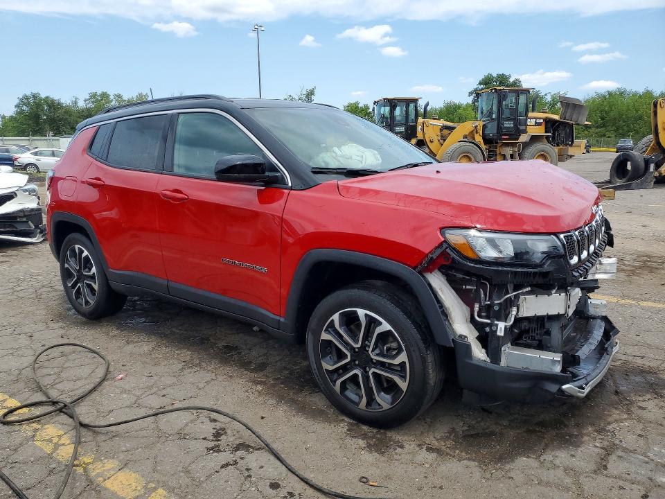 Продаж на аукціоні авто 2023 Jeep Compass, vin: 3C4NJDCN9PT539425, номер лоту: 62419586