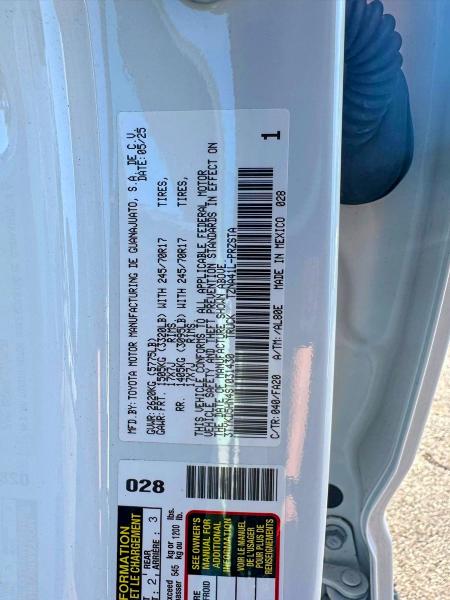 Продажа на аукционе авто 2025 Toyota Tacoma, vin: 3TYKD5HN4ST031430, номер лота: 60173066