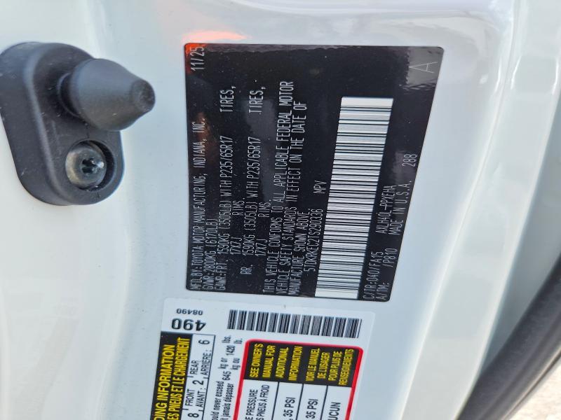 Продажа на аукционе авто 2026 Toyota Sienna, vin: 5TDKRKEC2TS290336, номер лота: 60003036