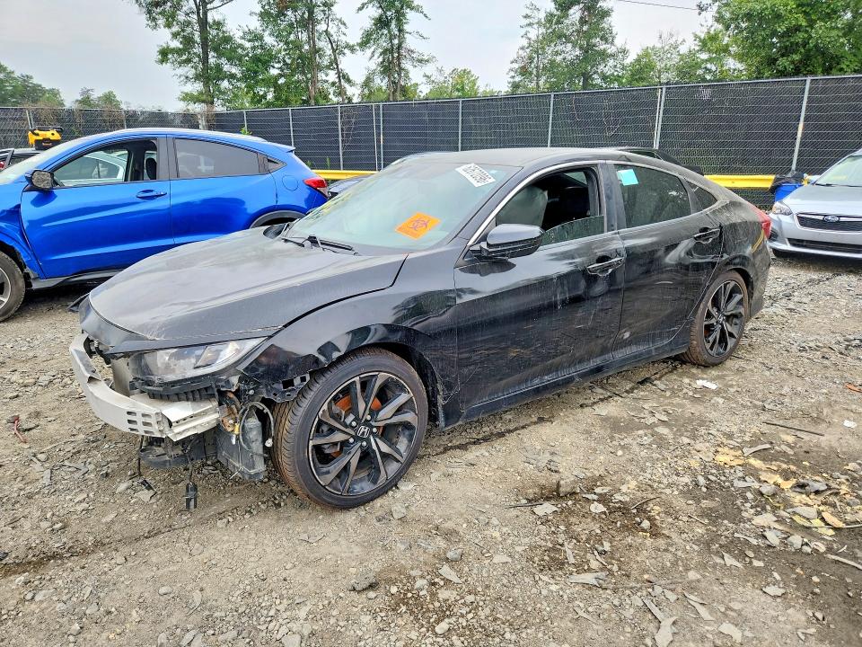 Auction sale of the 2019 Honda Civic, vin: 19XFC2F82KE040830, lot number: 62672096