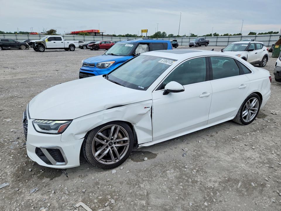 2023 Audi A4 მანქანა იყიდება აუქციონზე, vin: WAUEAAF49PN018350, აუქციონის ნომერი: 61860126