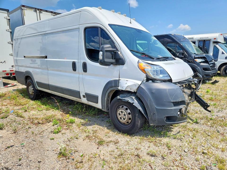 62972786 :رقم المزاد ، 3C6URVJG1JE135651 vin ، 2018 Ram Promaster 3500 مزاد بيع