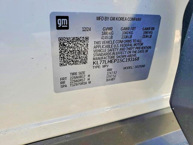 Продаж на аукціоні авто 2025 Chevrolet Trax, vin: KL77LHEP1SC193168, номер лоту: 62399276