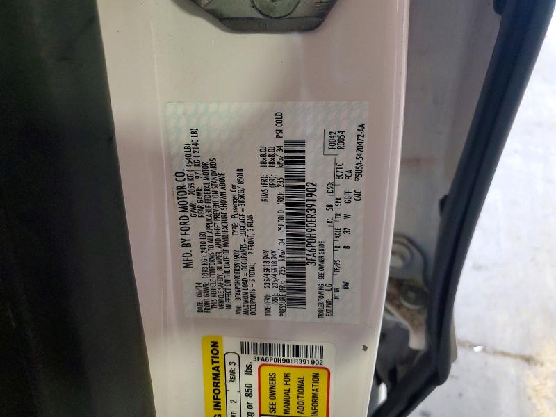 2014 Ford Fusion მანქანა იყიდება აუქციონზე, vin: 3FA6P0H90ER391902, აუქციონის ნომერი: 62965896