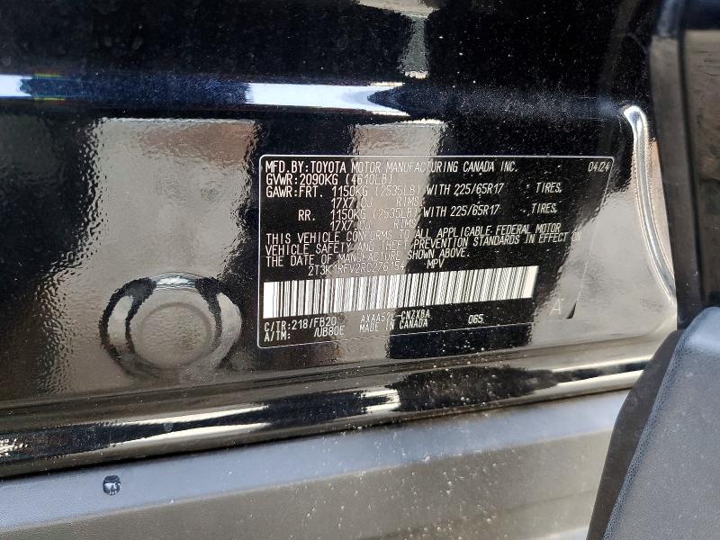 Продажа на аукционе авто 2024 Toyota Rav4, vin: 2T3K1RFV2RC276154, номер лота: 62197696