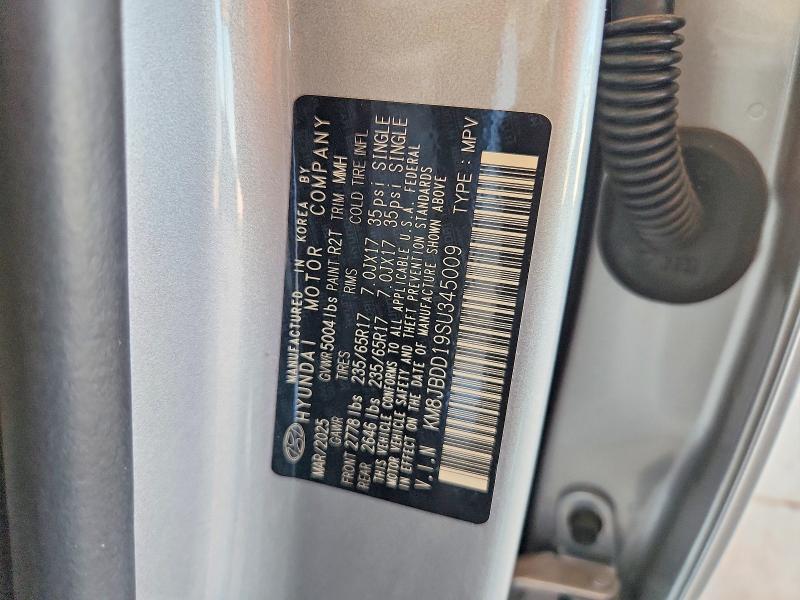 Продажа на аукционе авто 2025 Hyundai Tucson, vin: KM8JBDD19SU345009, номер лота: 60040406