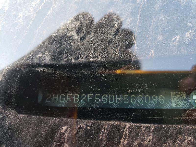 61484716 :رقم المزاد ، 2HGFB2F56DH566086 vin ، 2013 Honda Civic مزاد بيع