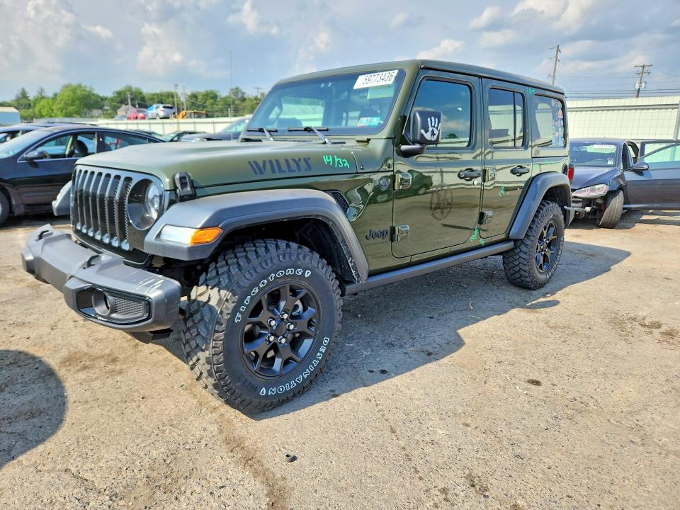 59773436 :رقم المزاد ، 1C4HJXDG5PW520072 vin ، 2023 Jeep Wrangler مزاد بيع