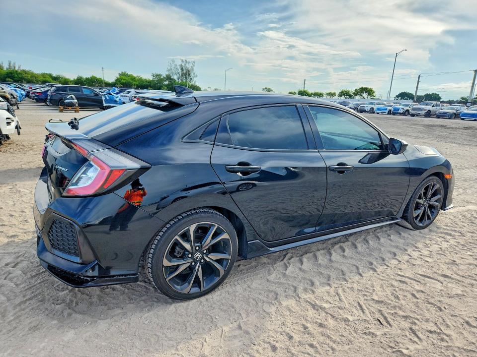 59395646 :رقم المزاد ، SHHFK7H46KU217625 vin ، 2019 Honda Civic مزاد بيع