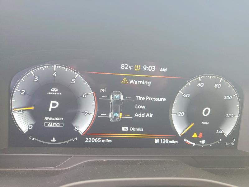 60496816 :رقم المزاد ، 5N1AL1GS4SC350222 vin ، 2025 Infiniti Qx60 مزاد بيع