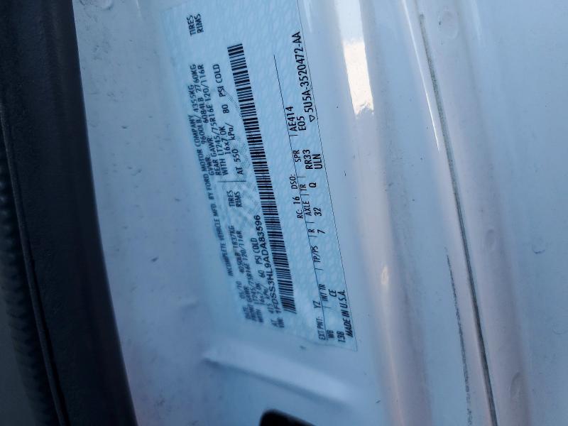 2010 Ford Econoline მანქანა იყიდება აუქციონზე, vin: 1FDSS3HL9ADA83596, აუქციონის ნომერი: 58791456