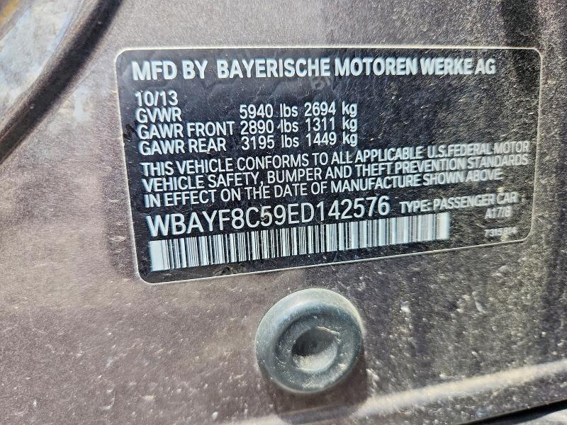 Продаж на аукціоні авто 2014 Bmw 750, vin: WBAYF8C59ED142576, номер лоту: 61304936