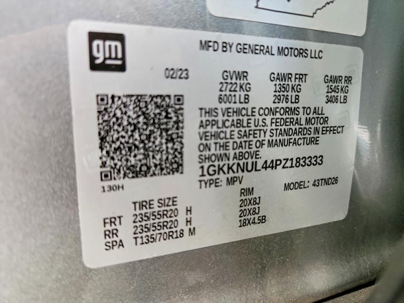 Продажа на аукционе авто 2023 Gmc Acadia, vin: 1GKKNUL44PZ183333, номер лота: 63048396