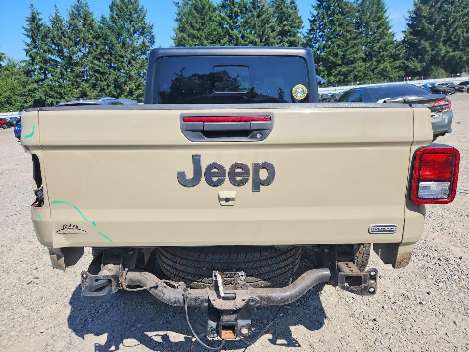 61239366 :رقم المزاد ، 1C6HJTFG3NL172834 vin ، 2022 Jeep Gladiator مزاد بيع
