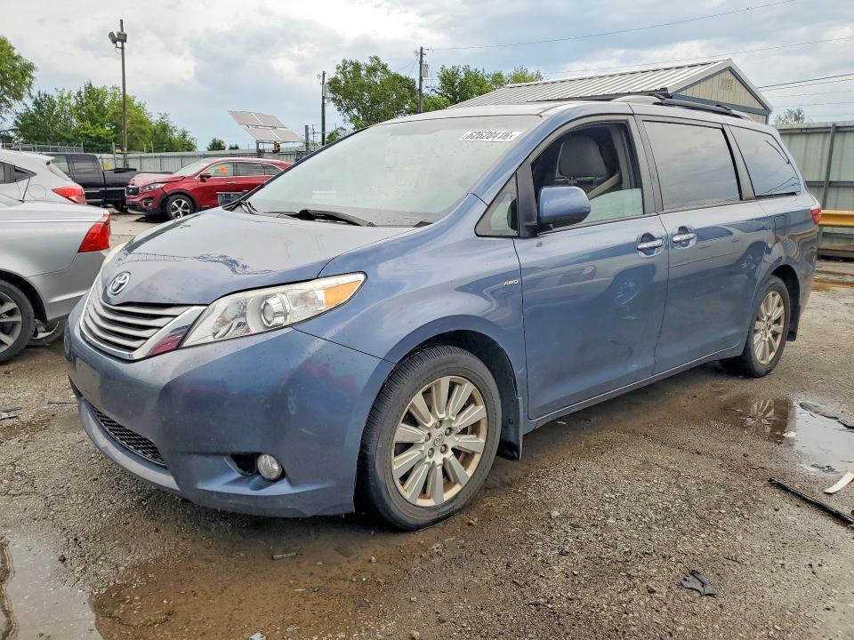 2017 Toyota Sienna მანქანა იყიდება აუქციონზე, vin: 5TDDZ3DC4HS180072, აუქციონის ნომერი: 62628416