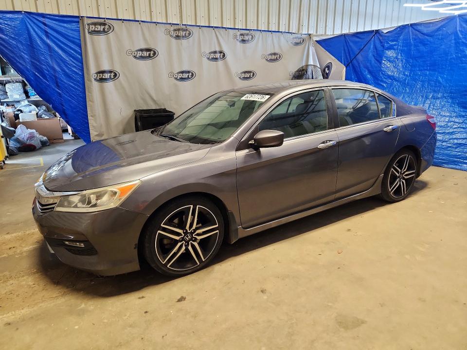 62617726 :رقم المزاد ، 1HGCR2F17HA191034 vin ، 2017 Honda Accord مزاد بيع