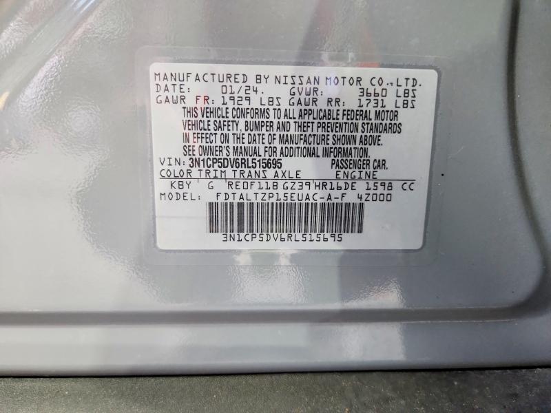 Продаж на аукціоні авто 2024 Nissan Kicks, vin: 3N1CP5DV6RL515695, номер лоту: 61514046