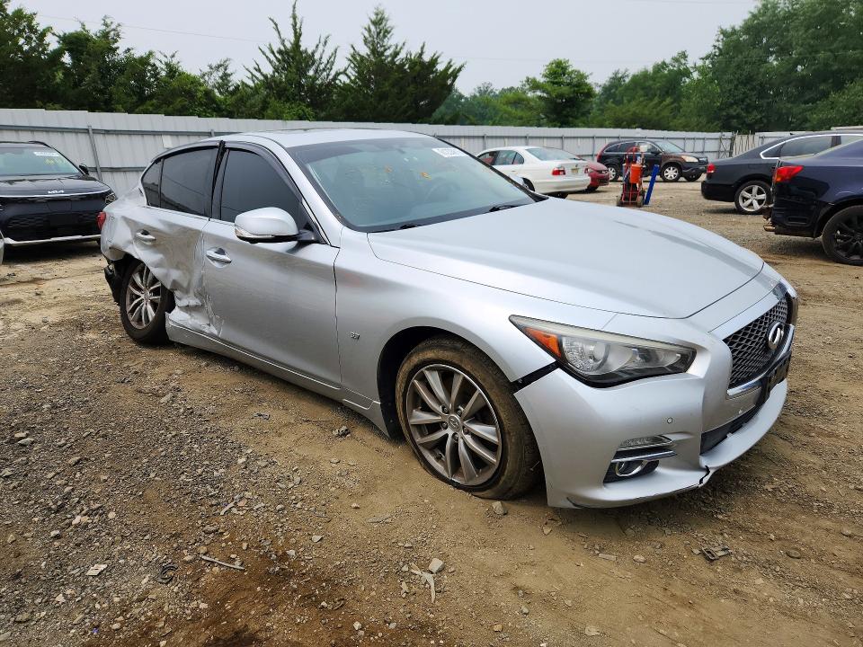61233816 :رقم المزاد ، JN1BV7AR1EM695253 vin ، 2014 Infiniti Q50 مزاد بيع