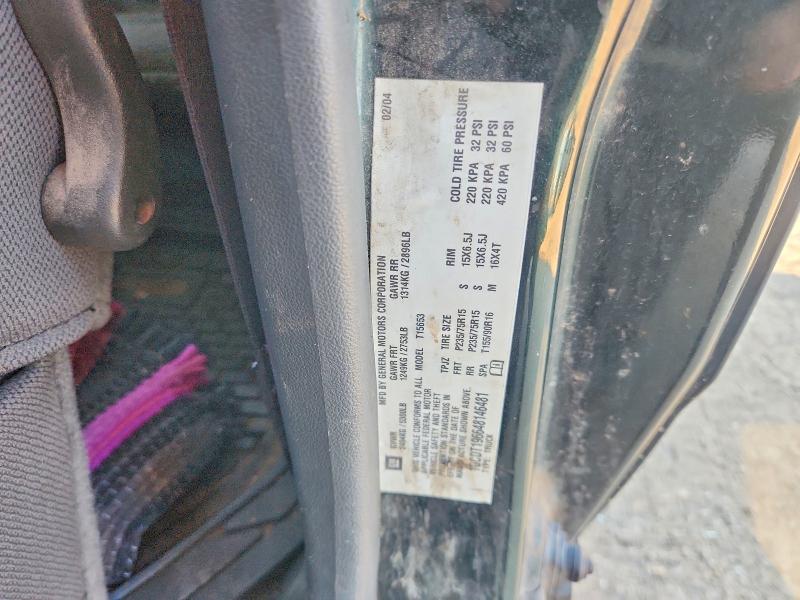 2004 Chevrolet Colorado მანქანა იყიდება აუქციონზე, vin: 1GCDT196648146481, აუქციონის ნომერი: 58959956