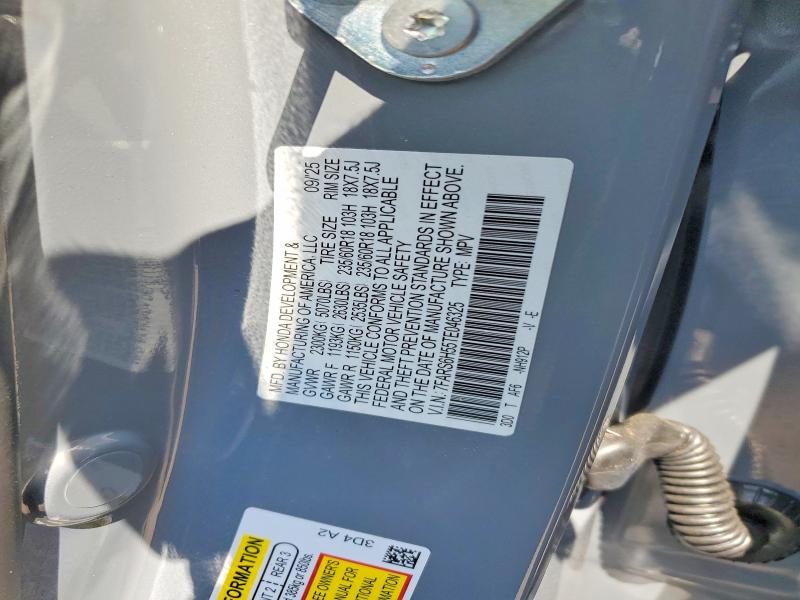 62476996 :رقم المزاد ، 7FARS6H55TE046325 vin ، 2026 Honda Cr-v مزاد بيع