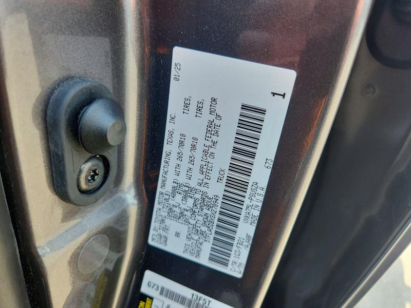 2025 Toyota Tundra მანქანა იყიდება აუქციონზე, vin: 5TFLA5DBXSX278949, აუქციონის ნომერი: 58088676