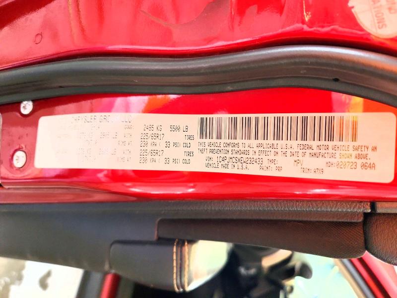 Продаж на аукціоні авто 2014 Jeep Cherokee, vin: 1C4PJMCSXEW232433, номер лоту: 62412756