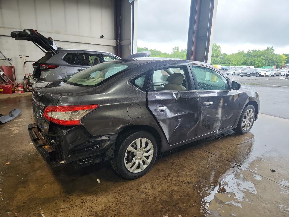 62863836 :رقم المزاد ، 3N1AB7AP4EL627655 vin ، 2014 Nissan Sentra مزاد بيع
