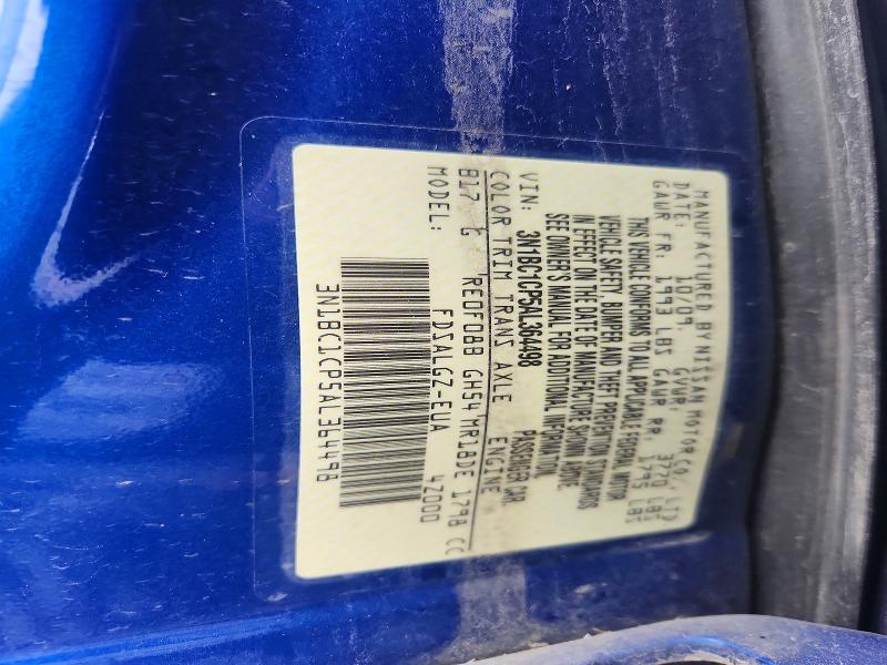 Продаж на аукціоні авто 2010 Nissan Versa, vin: 3N1BC1CP5AL364498, номер лоту: 60460606