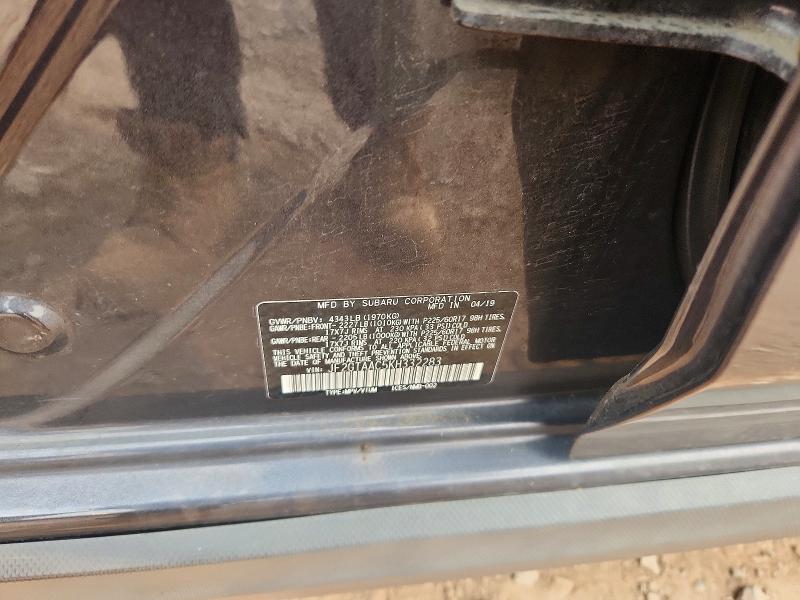 61300316 :رقم المزاد ، JF2GTAAC5KH332283 vin ، 2019 Subaru Crosstrek مزاد بيع