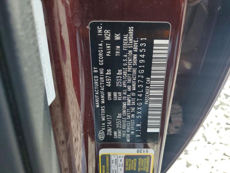 Продажа на аукционе авто 2018 Kia Optima, vin: 5XXGT4L37JG194531, номер лота: 59262346