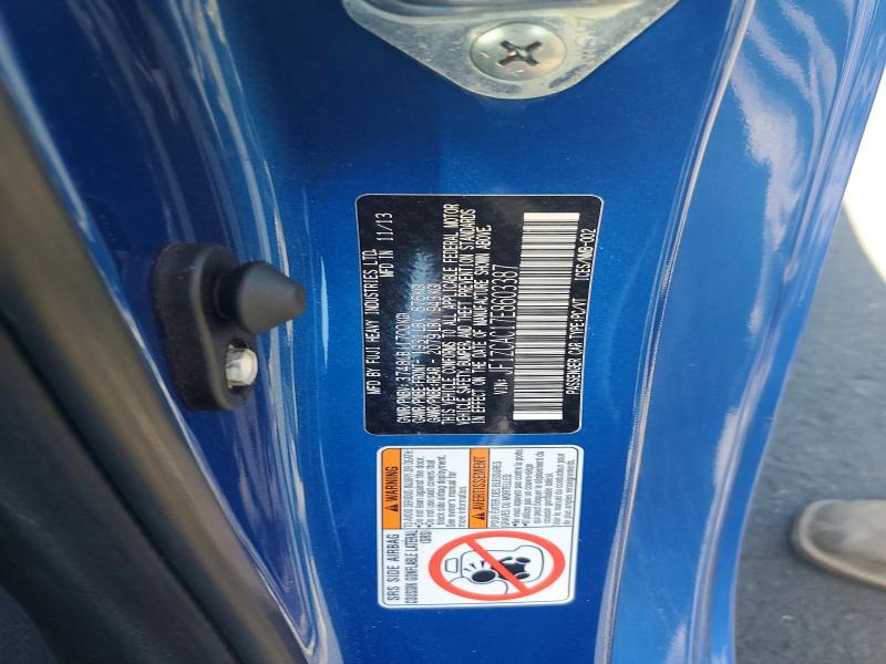 Aukcja sprzedaży 2014 Subaru Brz, vin: JF1ZCAC17E8603387, numer aukcji: 60485456