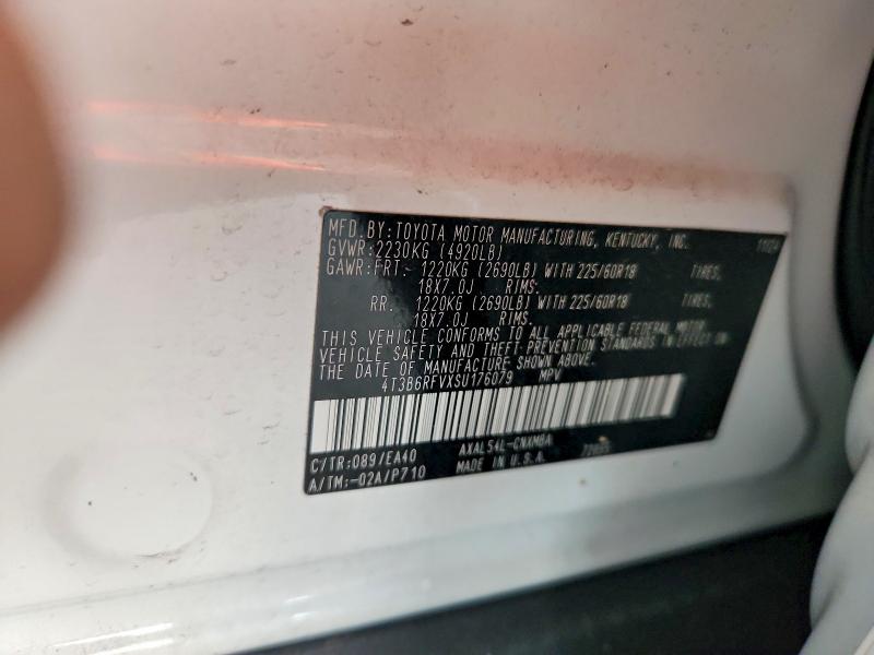 Продаж на аукціоні авто 2025 Toyota Rav4, vin: 4T3B6RFVXSU176079, номер лоту: 61525726