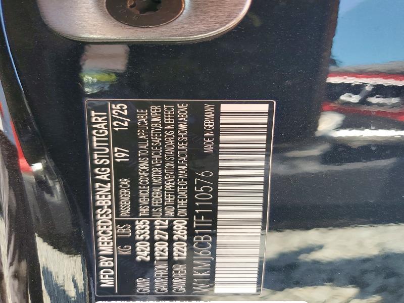 Aukcja sprzedaży 2026 Mercedes-benz Cle, vin: W1KMJ6CB1TF110576, numer aukcji: 59273246