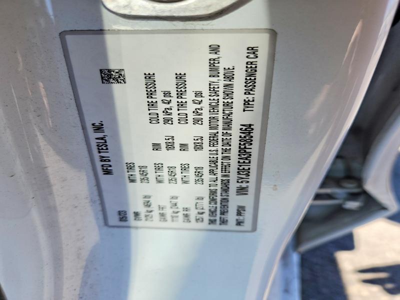 Aukcja sprzedaży 2023 Tesla Model 3, vin: 5YJ3E1EA3PF585464, numer aukcji: 63476606