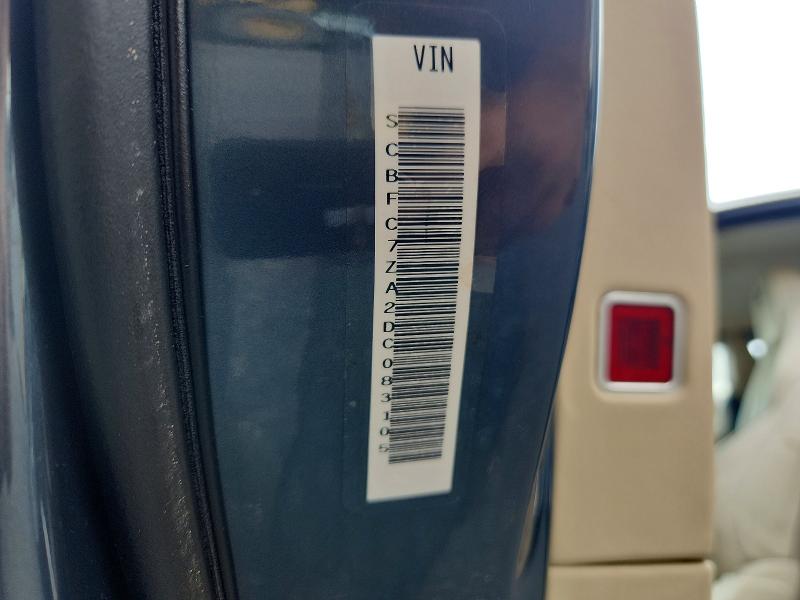 2013 Bentley Continental მანქანა იყიდება აუქციონზე, vin: SCBFC7ZA2DC083105, აუქციონის ნომერი: 61782946