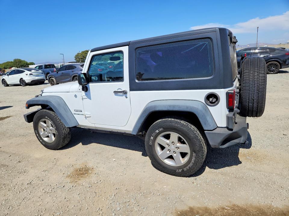 Auction sale of the 2015 Jeep Wrangler, vin: 1C4AJWAG8FL613488, lot number: 62679456