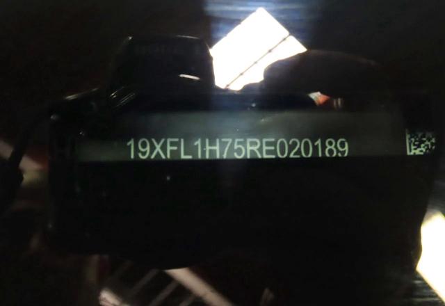 2024 Honda Civic მანქანა იყიდება აუქციონზე, vin: 19XFL1H75RE020189, აუქციონის ნომერი: 62330636