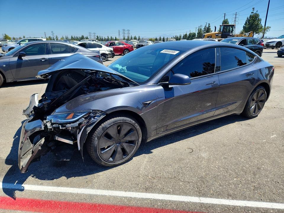 2024 Tesla Model 3 მანქანა იყიდება აუქციონზე, vin: 5YJ3E1EB8RF732633, აუქციონის ნომერი: 59666996