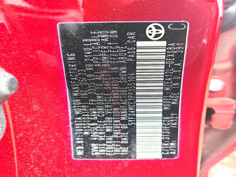 Aukcja sprzedaży 2023 Toyota Corolla, vin: 5YFS4MCE1PP155104, numer aukcji: 62428806